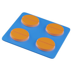 3d render Meds   illustration