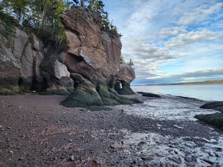 Rocks Bay of Fundy Kanada