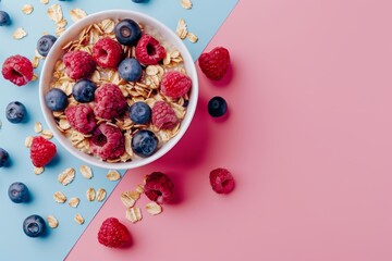 Make a light breakfast of organic cereal part of your morning mealtime, a breakfast serving that provides healthful eating and roughage, essential for daily nutrition and nourishment.