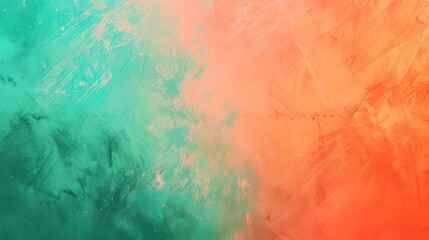 Colorful abstract background with blue, orange and green smudges