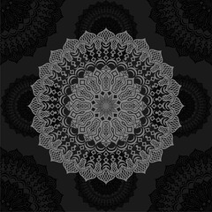 mandala pattern artwork for colorful background