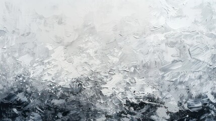 Abstract gray and white texture background of oil painting