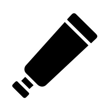 recommend clip art: Toothpaste tube icon vector graphics element silhouette Oral toothpaste symbol sing isolated illustration on a Transparent Background