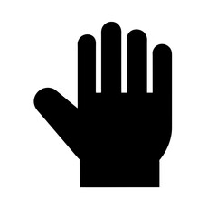 Medical gloves icon vector graphics element silhouette science symbol sing isolated illustration on a Transparent Background