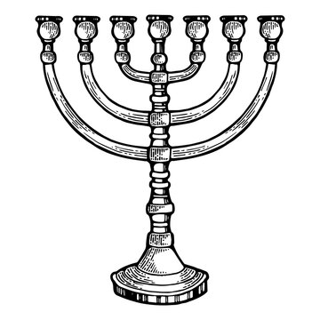 Menorah clip art preview