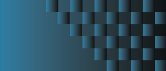 Abstract blue gradient background, glowing background for design, texture, template, banner, poster, wide background, header, design, dark background