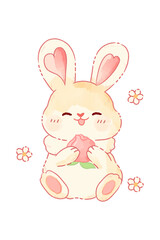 Kawaii Smiley Face Sticker: Cute Character for Any Project