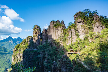 Summer scenery of Beidi Mountain, Pingnan County, Guigang City, Guangxi, China