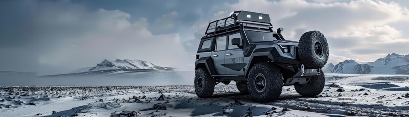 Offroad enthusiasts celebrate the release of a wolfinspired vehicle, perfect for pack travel and rugged terrain