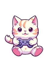 Kawaii Smiley Face Sticker: Cute Character for Any Project