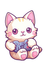 Kawaii Smiley Face Sticker: Cute Character for Any Project