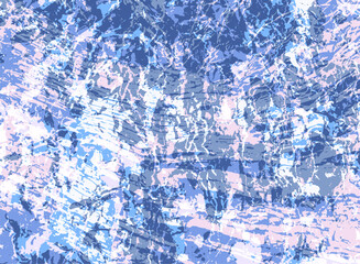 Grunge old paint vector background design. Hand painting imitation.