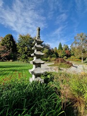Zen Garten japanische Gartenanlage