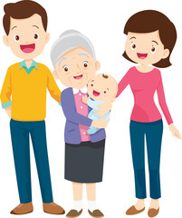 big family happy Portrait