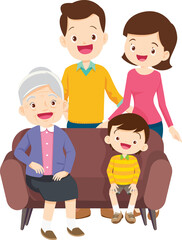 big family happy Portrait