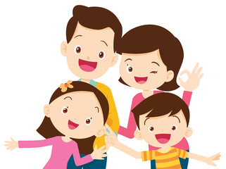 big family happy Portrait