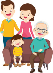 big family happy Portrait