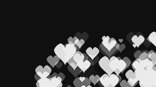 serce kształt rozproszenie zanikanie