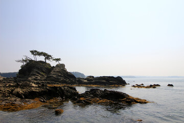 Beautiful scenery in Japan　Arasaki Bentenjima, a scenic spot on the Arasaki coast in Yokosuka...