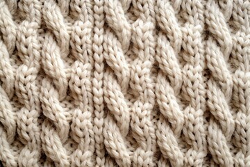 Fototapeta premium Knitted sweater textile texture winter