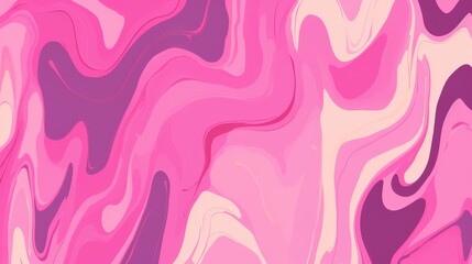 Abstract Pink and Purple Swirls Background