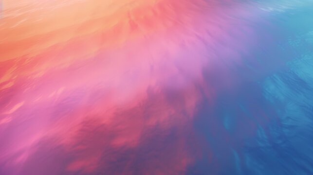Abstract background of water surface with ripples and waves in blue and pink colors