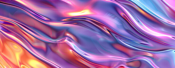 3d abstrait fond fluide style marbre multicolore Holography and fluid background design. 