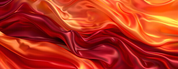 Luxurious red silk background perfect for delicate and elegant designs and concepts.