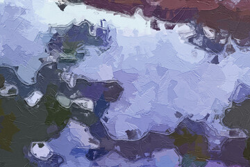 Oil paintings and various flowers, lotus leaves, lotus ponds, and sunflowers are beautiful