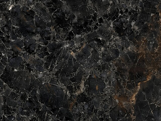 Granite texture with veins and specks of light material forming breathtaking natural pattern. Stone surface giving sophisticated look in interior design