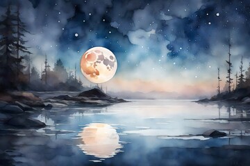 halloween night with moon