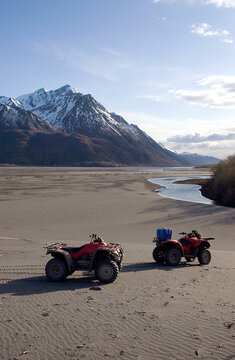Alaska Glacial Wash and ATVs