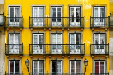 H&auml;userreihe am Douro- Altstadt von Ribeira-Porto/Portugal. Beautiful simple AI generated image in 4K, unique.