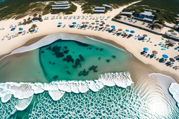 Plakat view from the sea