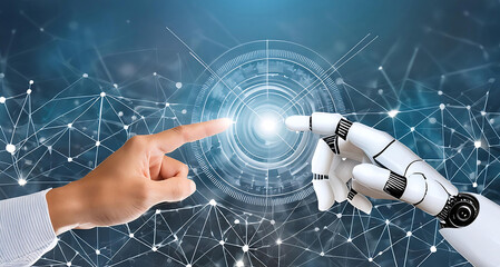 AI, machine learning, data exchange, deep learning, and futuristic innovation are transforming the way robots and humans interact with big data networks. generative AI 