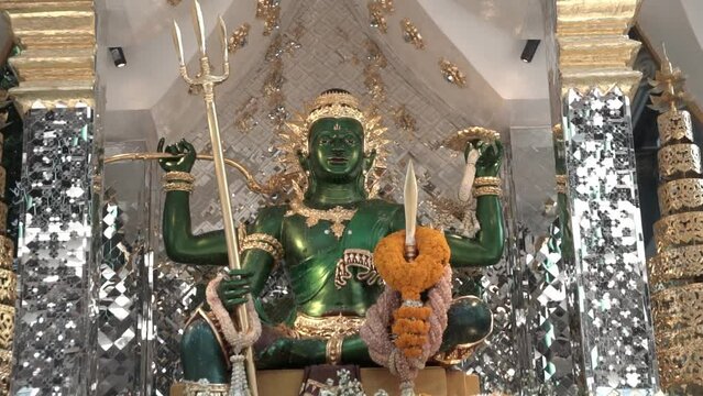 Indra Hindu god statue, Phra Indra Shrine, Sakka god