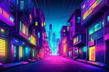 Cyberpunk Neon Street Gradients: Electric City Hues for Website Header