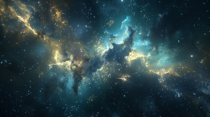 Obraz premium Ethereal Cinematic Cosmos Unveiling Sophisticated Universes