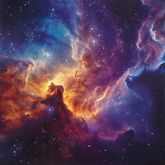 Fototapeta na wymiar Nebulous Realms Exploring the Mysteries of the Universe