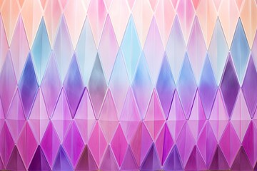 Sacred Geometric Crystal Gradients Yoga Studio Wall Art: Harmony in Shapes