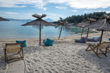 Sithonia coastline near Orange Beach, Chalkidiki, Greece