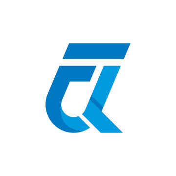 sign of fq letter logo vector icon illustration