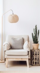 Cacti furniture armchair cushion.