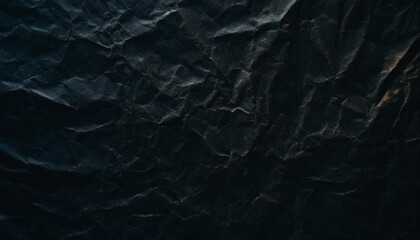 crumpled paper texture black cardboard sheet gloomy background