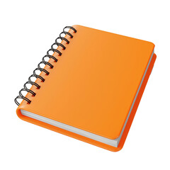 Orange Spiral Notebook With Binding