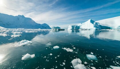 unveiling the hidden danger of icebergs and their connection to global warming made with generative ai technology - Powered by Adobe