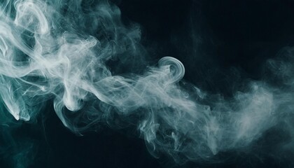 texture of white smoke on a black background