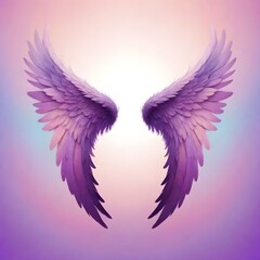 Obraz premium Beautiful Angel Wings Backdrop Digital Art Graphic Artwork Photography Background Design