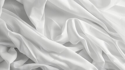 Elegant white satin fabric texture