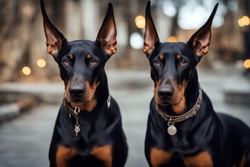 'agressif doberman dog german insecure attack aggressive danger race animal bite teeth chewing guard guardian company companion loyal beauty big clean pure family'